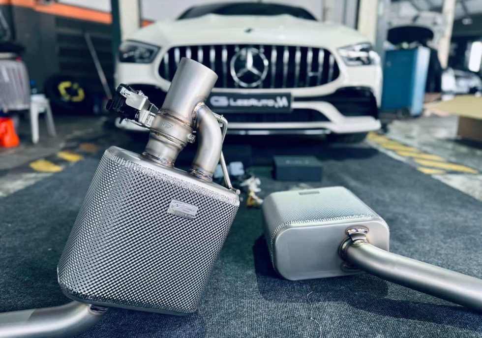 ống xả iPe Exhaust System cho xe Mercedes GT53/63
