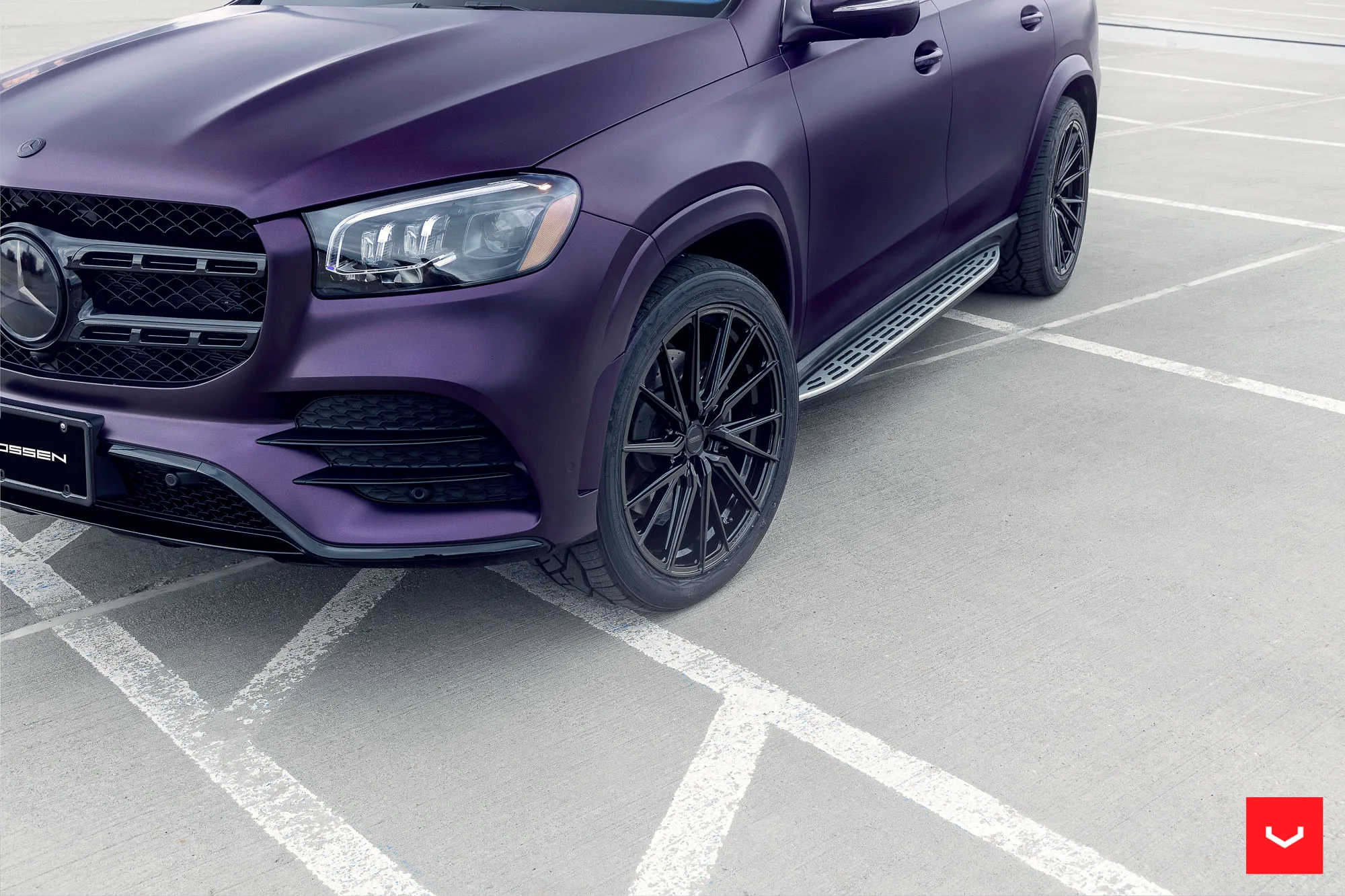 Vossen HF-4T Satin Black Mercedes GLS