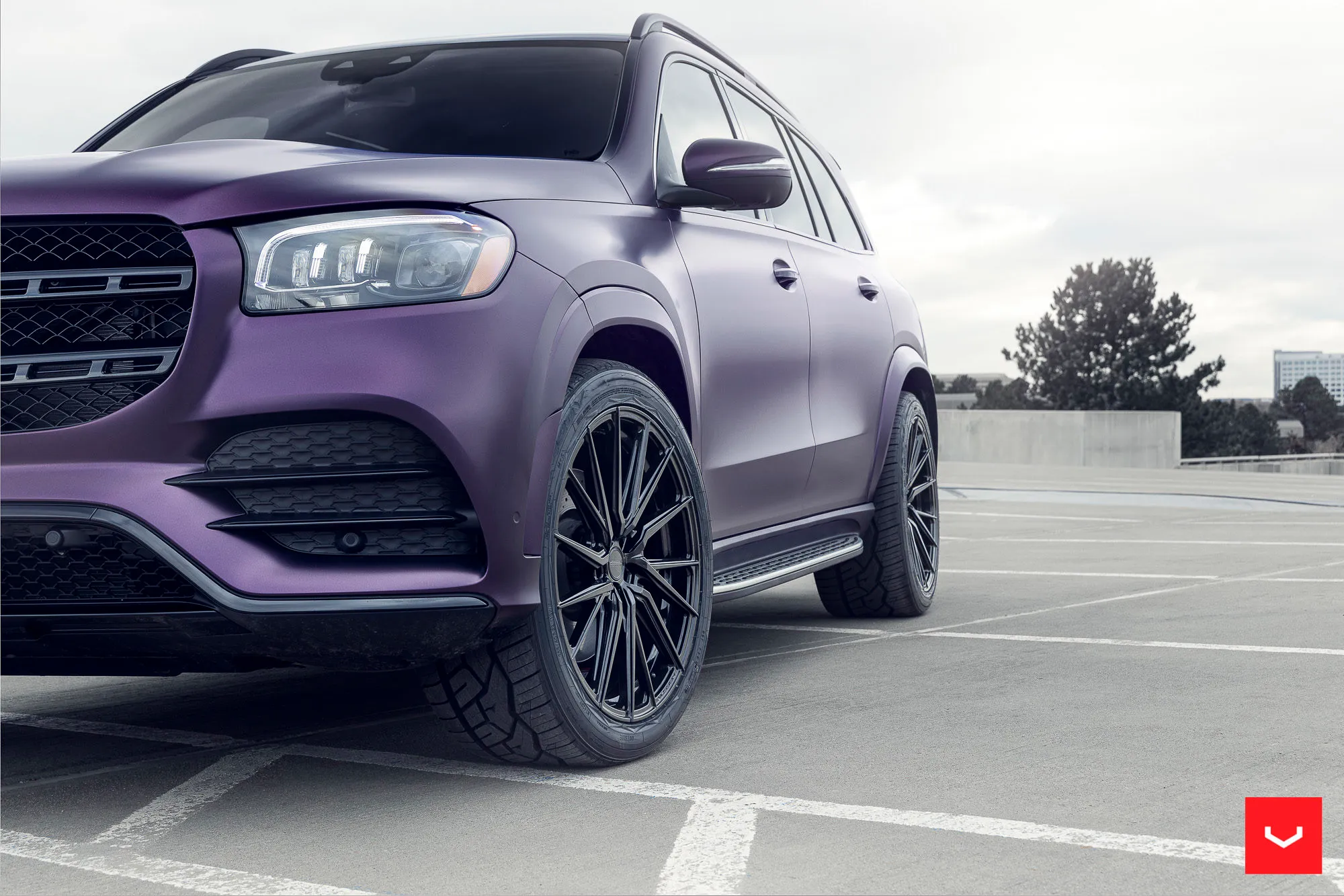 Vossen HF-4T Satin Black Mercedes GLS