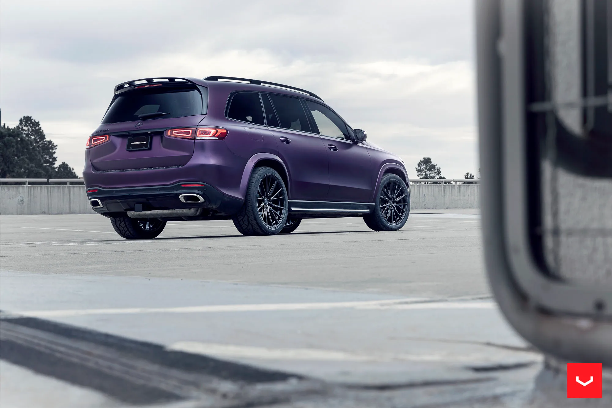 Vossen HF-4T Satin Black Mercedes GLS