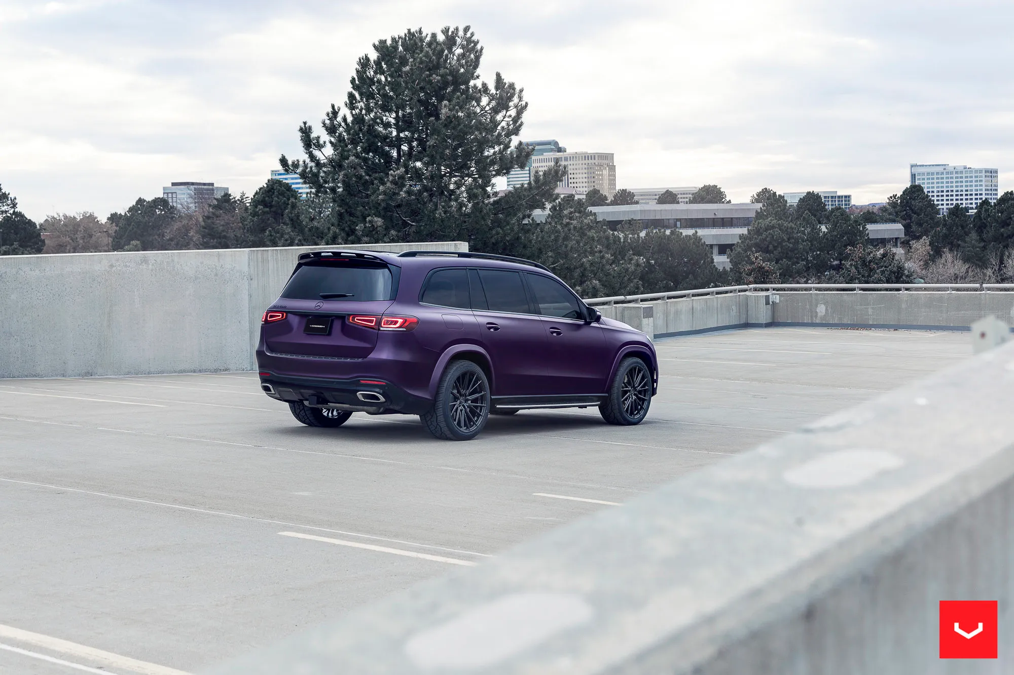 Vossen HF-4T Satin Black Mercedes GLS