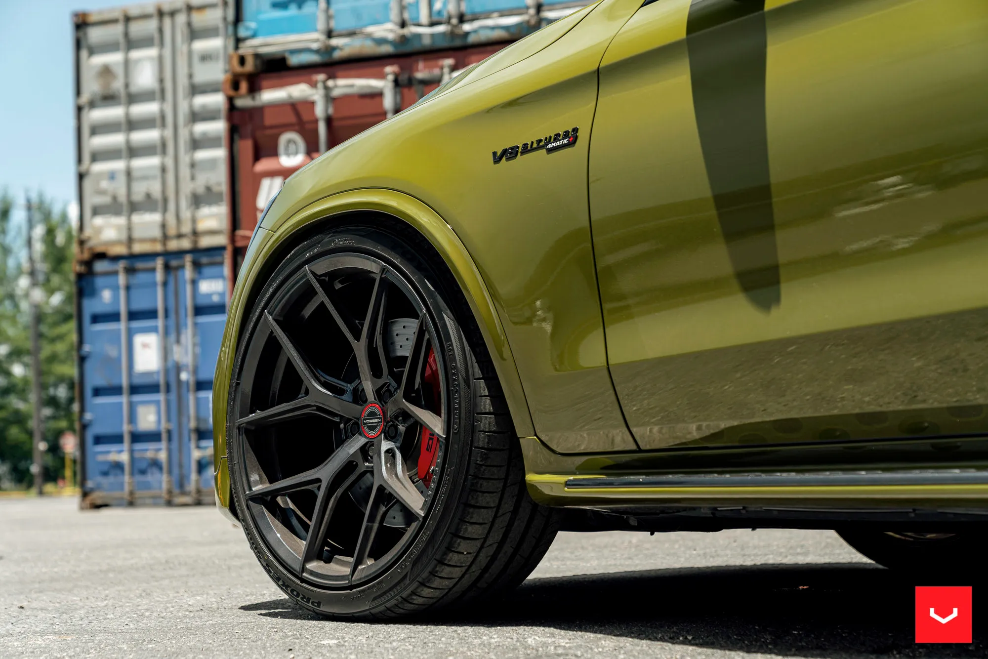 Mercedes GLC63s - Vossen HF-5 Gloss Black