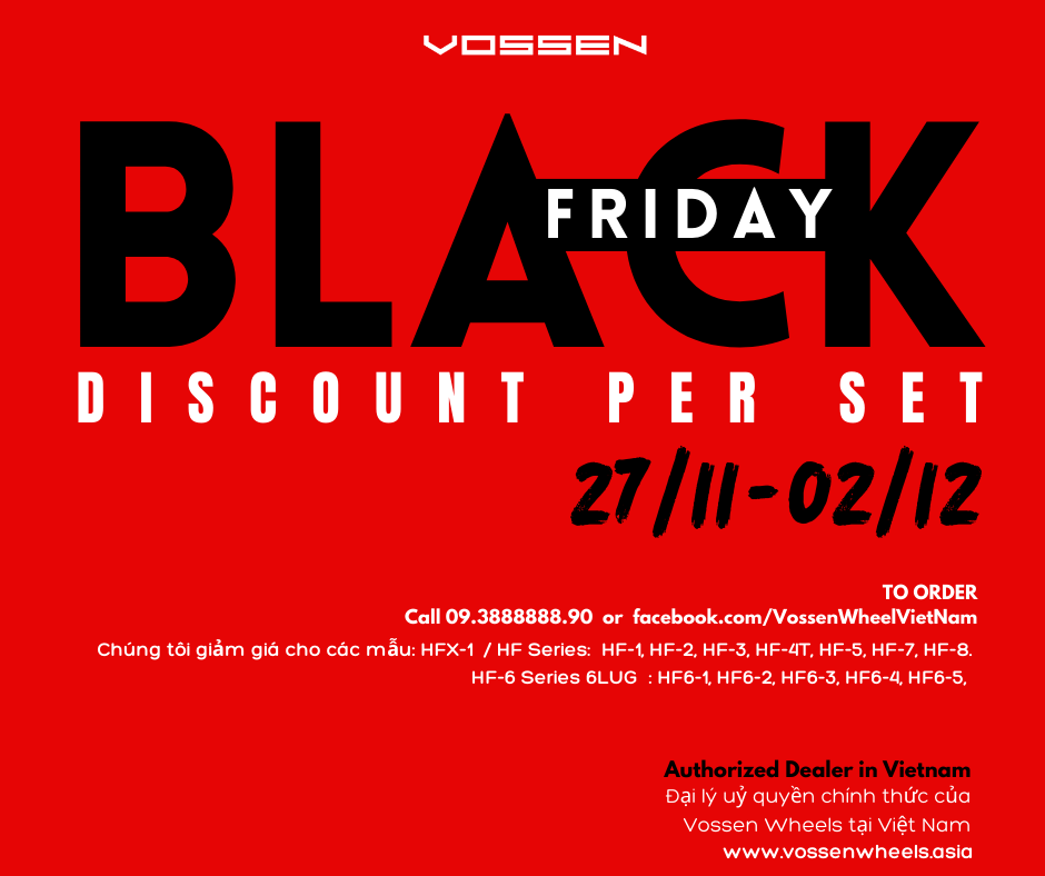 Vossen Black Friday Sale 2024