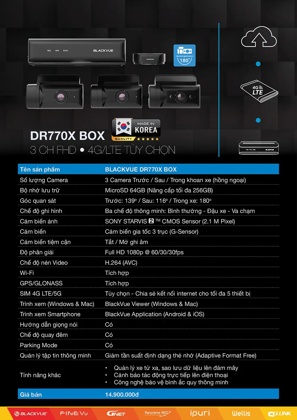 BlackVue DR770X BOX 3CH