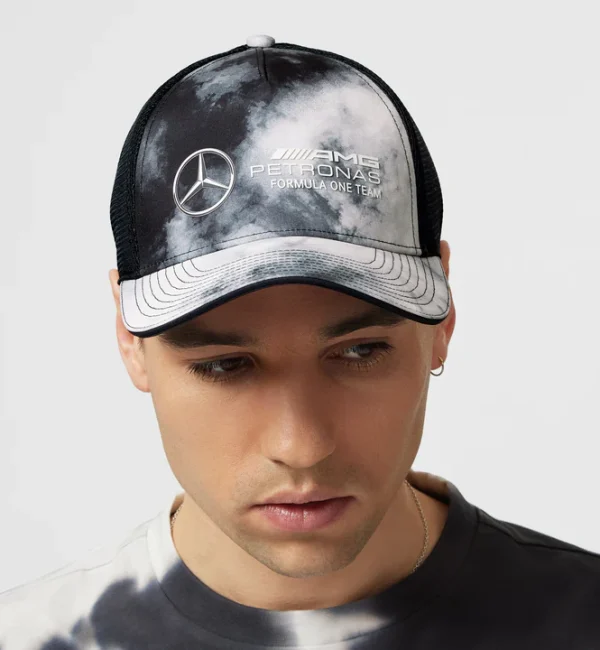 Mercedes AMG Petronas F1 Tie-Dye Trucker Hat