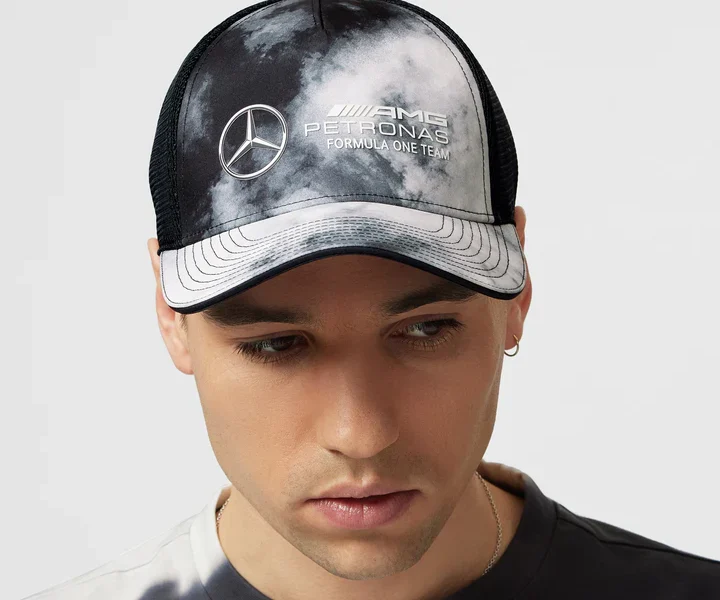 Mercedes AMG Petronas F1 Tie-Dye Trucker Hat