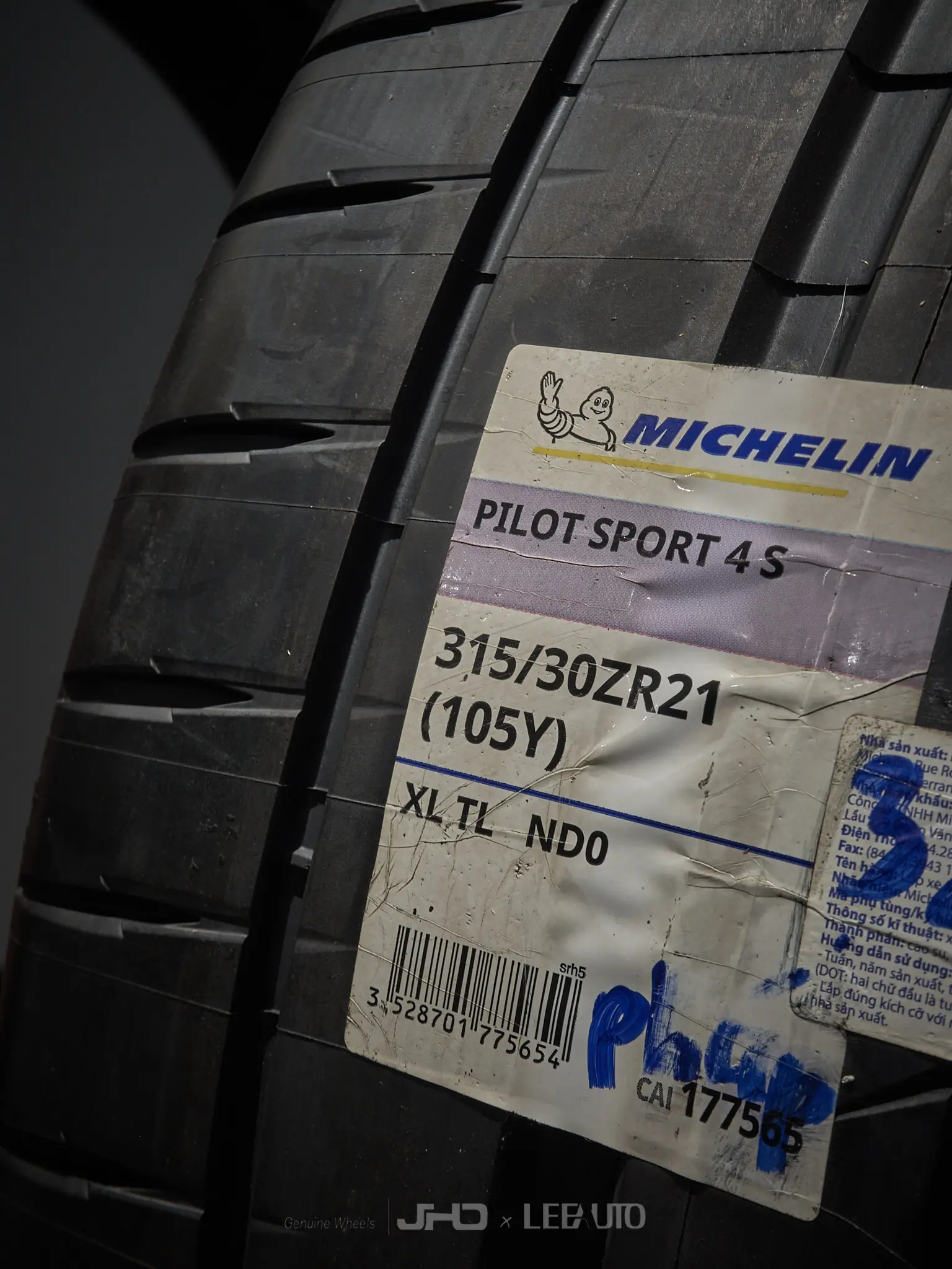 Lốp Michelin 275/35R21 & 315/30R21 PS4s