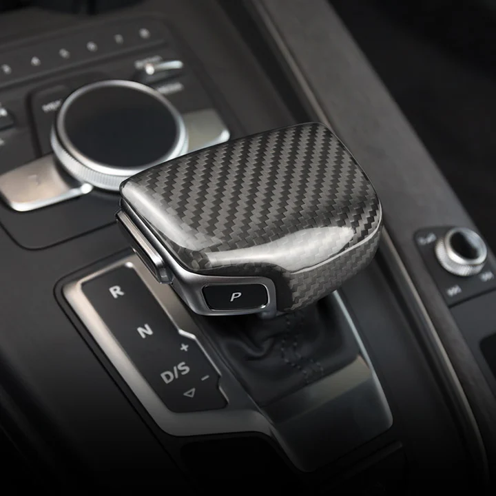 Carbon Fiber Gear Selector Cover for Audi