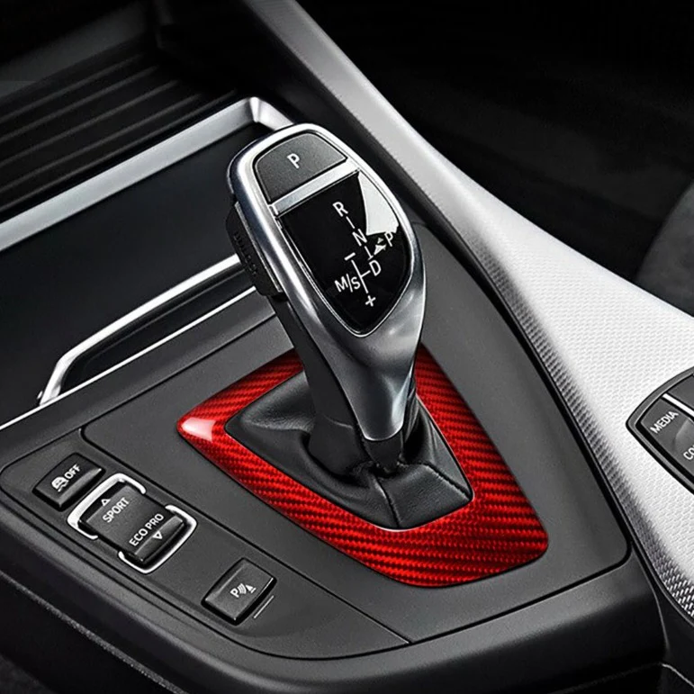 Carbon Fiber Gear Shift Console Cover for BMW