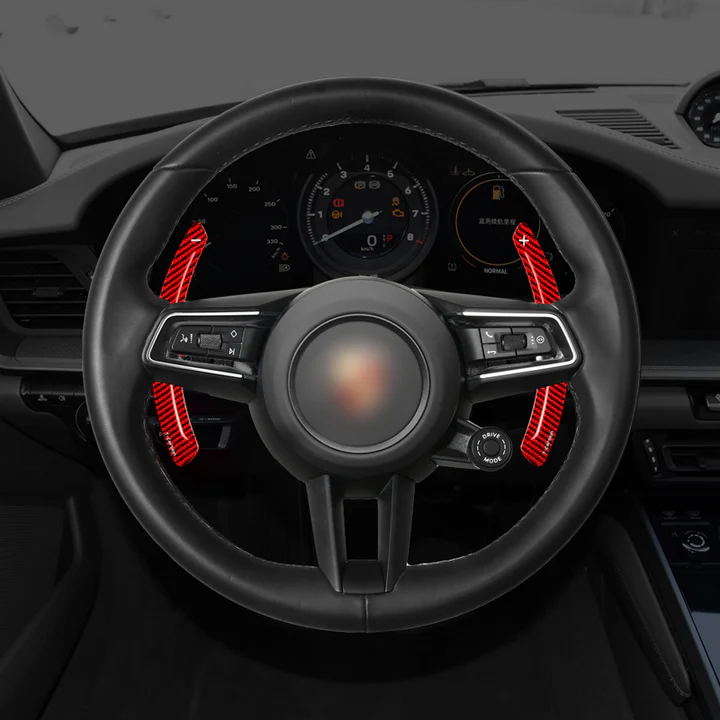 Porsche Carbon Fiber Paddle Shifters for Porsche 911, 922, Panamera, Taycan, Macan2