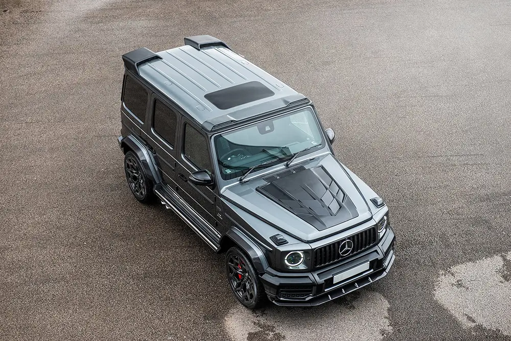 Mercedes G63 Exposed Carbon Wheel Arches