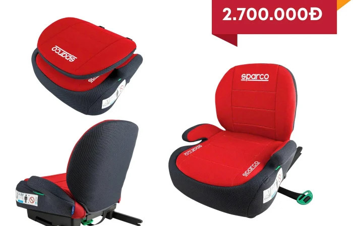 Sparco SK100IB RED - Ghe tre em
