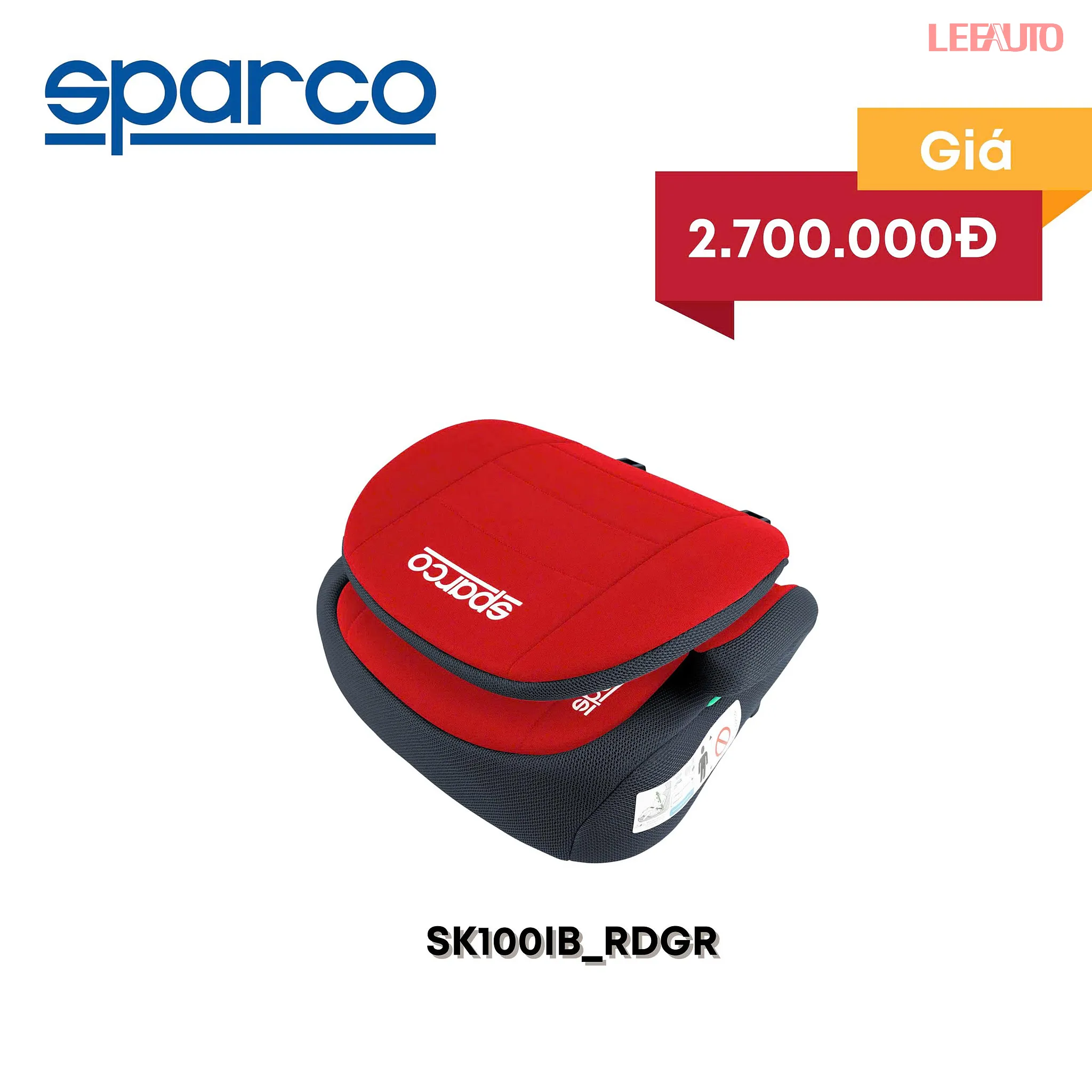 Sparco SK100IB RED - Ghe tre em