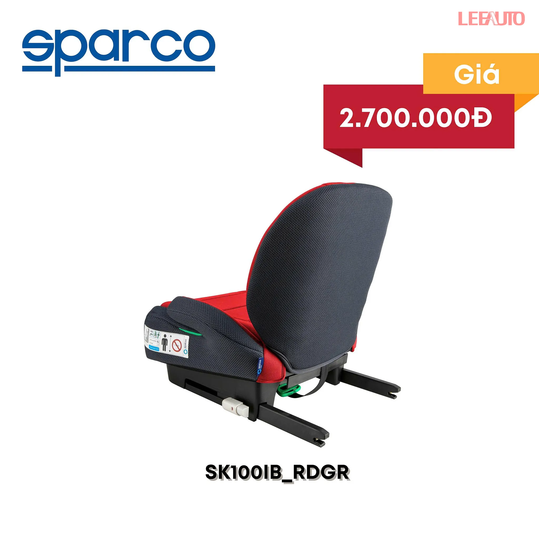 Sparco SK100IB RED - Ghe tre em