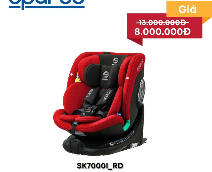 Sparco SK7000I BK:RD Ghe tre em