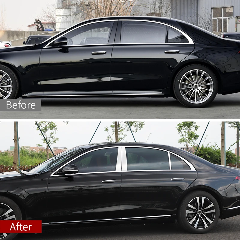 Ốp Maybach Chrome cột B Mercedes