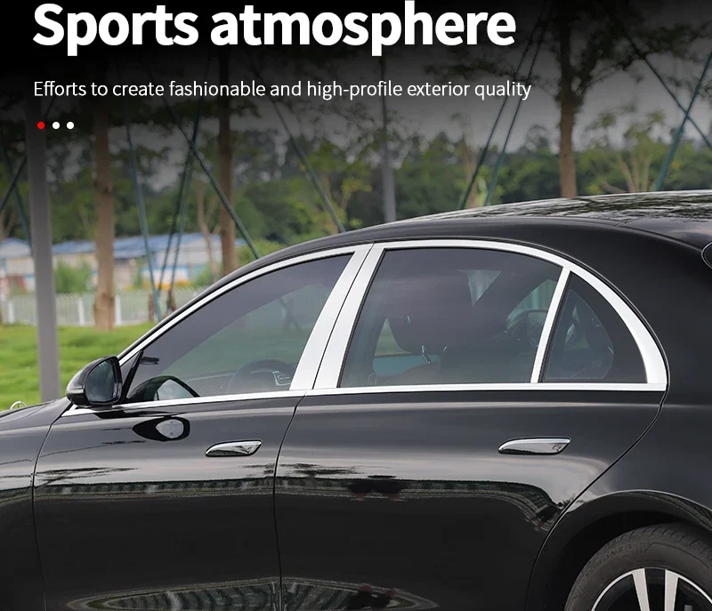 Ốp Maybach Chrome cột B Mercedes