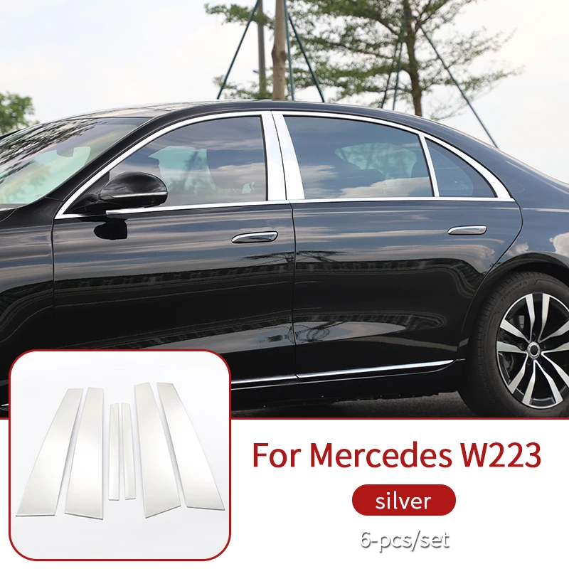 Ốp Maybach Chrome cột B Mercedes