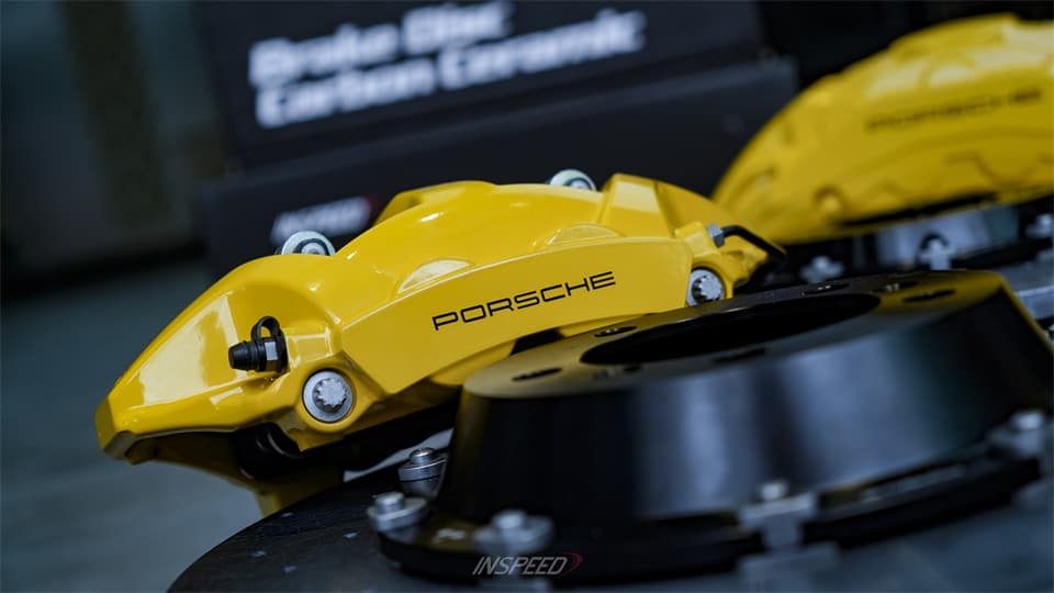 Porsche Panamera nâng cấp đĩa phanh INSPEED-ISCB carbon ceramic 